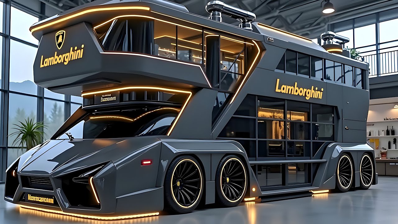 No Vas a Creer Que Esto Es un Lamborghini… Motorhome de Lujo 2026 🤯🏎️