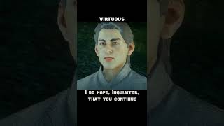 virtuous — Dragon age : Inquisition dialogue scene