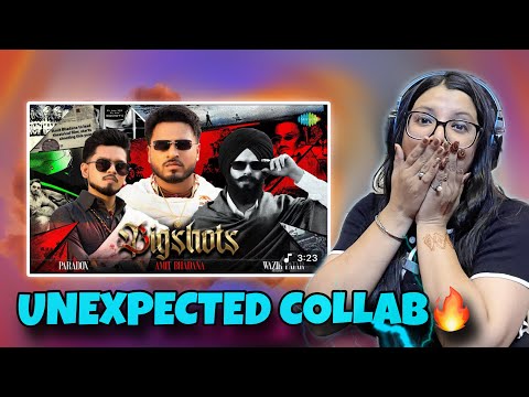 BIGSHOTS (Official Music Video) | AmitBhadana, Paradox, Wazir Patar, Vaksh Vimal || Reaction Video