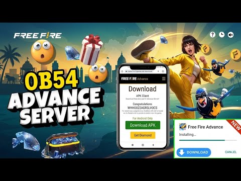 ADVANCE SERVER 2026😎|| FREE FIRE OB54 ADVANCE SERVER KAISE DOWNLOAD KAREN FF OB54 DOWNLOAD LINK
