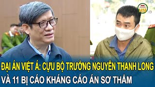 Đại án Việt Á: Bất ngờ cựu Bộ trưởng Y tế Nguyễn Thanh Long và 11 bị cáo kháng cáo án sơ thẩm