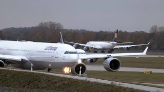 ✈️ Double Delight: Two A340s Share the SAME Runway! 🌐✈️ by flugsnug 619 views 5 months ago 4 minutes, 32 seconds