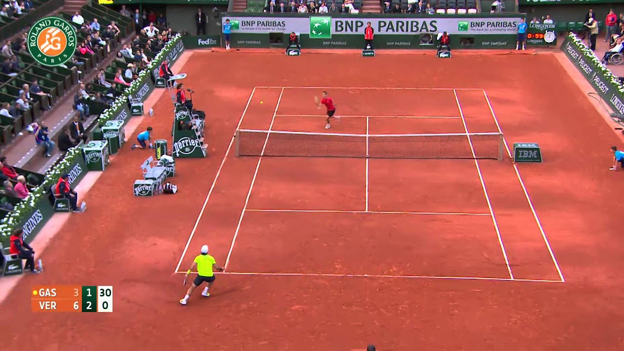 Roland Garros 2013 Sunday Highlights Verdasco Gasquet