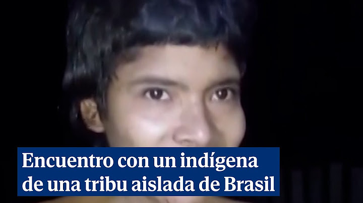Un indígena de una tribu aislada de la Amazonia entra en contacto con habitantes de Brasil