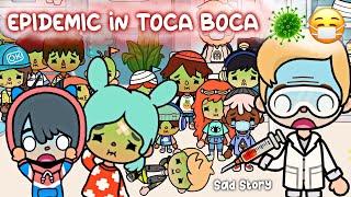 EPIDEMIC in Toca Life World 🦠😷 | Sad Story Toca Boca | TOCA LIFE WORLD 🌎 LuckyToky