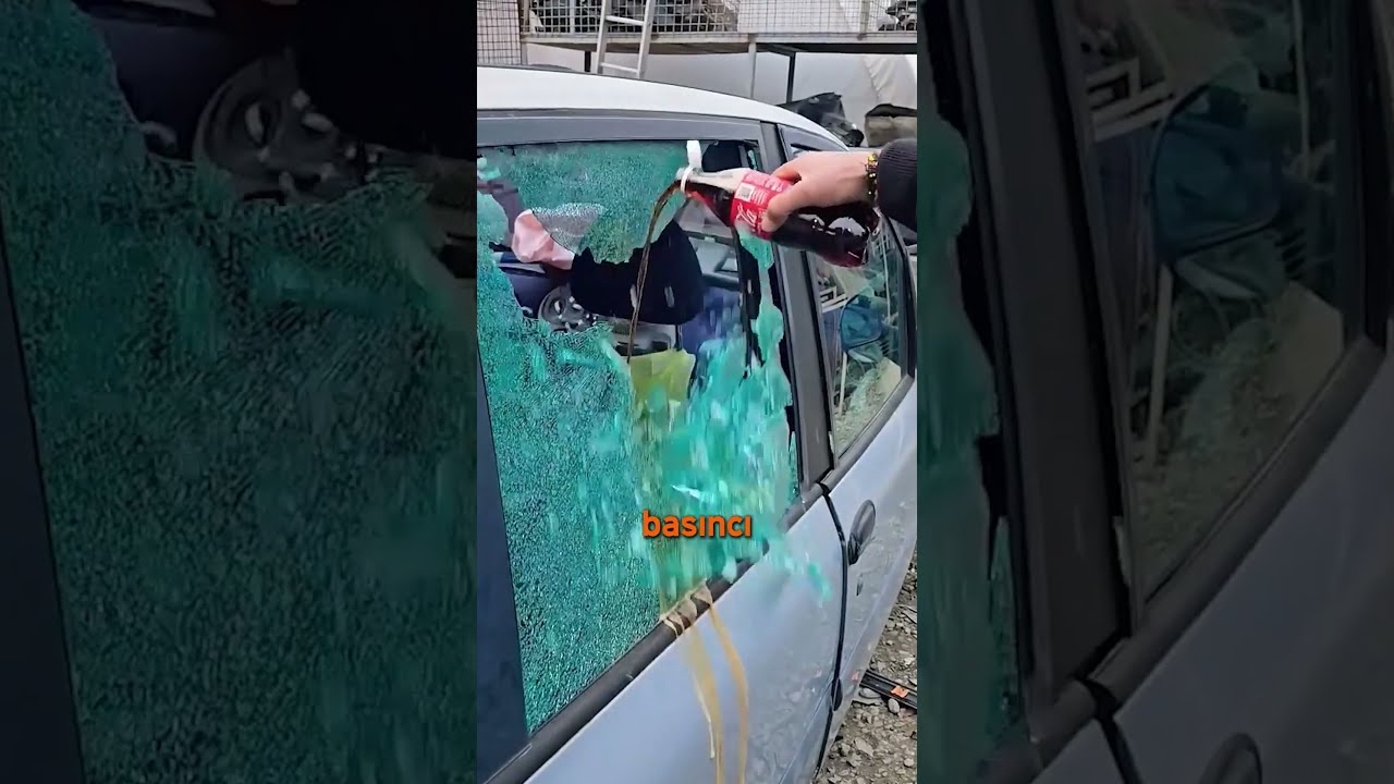 Gazlı İçecekle Araba Camı Kırılır Mı? 🥤💥