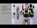 Donning a Harness - How to properly put on a safety harness before working at heights.