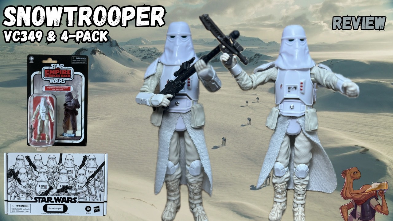 Imperial Snowtrooper Star Wars Vintage Collection VC349 and 4-Pack Review