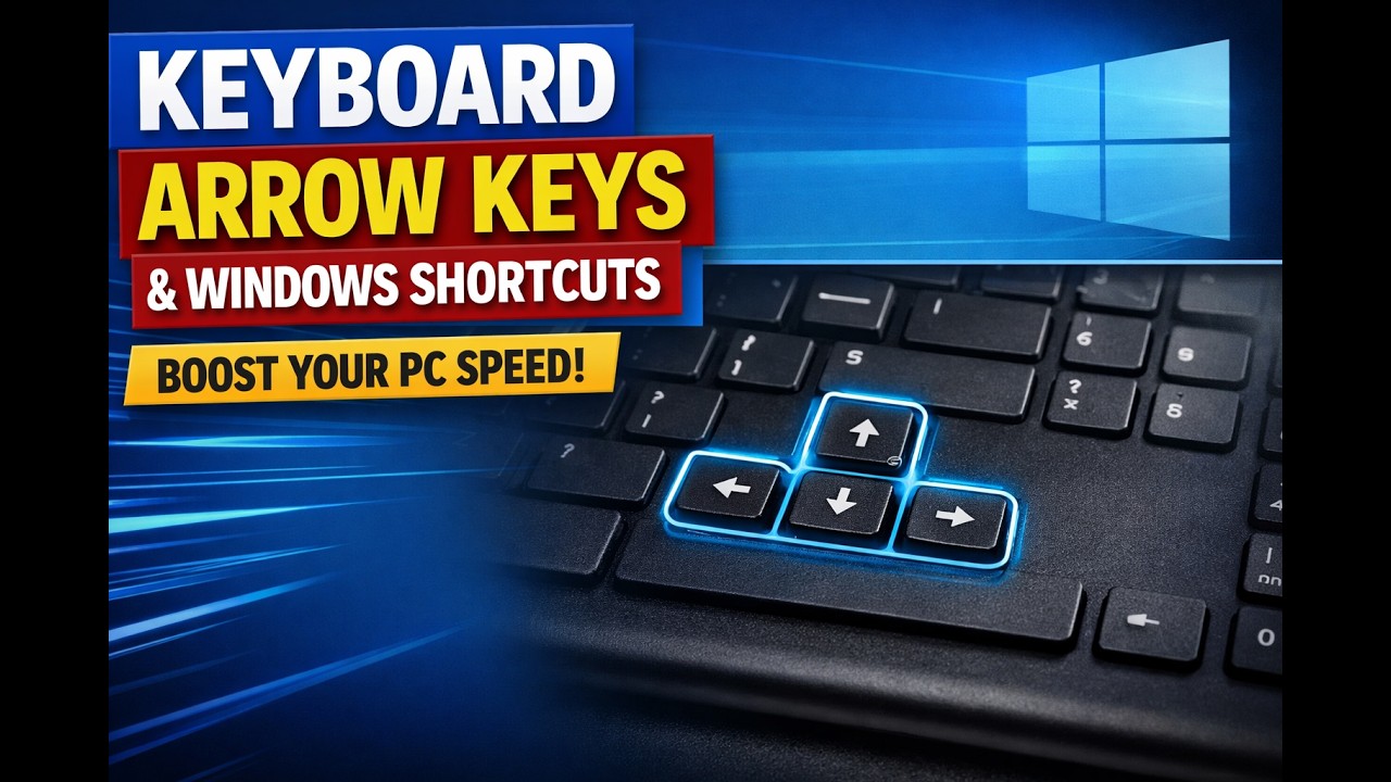 Keyboard Arrow Keys & Windows Shortcuts | How to Use Arrow Keys on PC ...