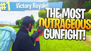 The Most OUTRAGEOUS Gunfight I've Had! - PC Fortnite Solos Victory Royale!