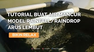 Air Mancur Model Rainfall Raindrop Rintik Hujan untuk Aquarium Ikan Maskoki