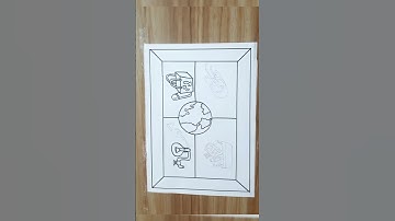 How to draw Reduce Reuse Recycle poster chart drawing for beginners ( easy ) step by step #shorts