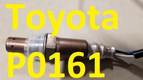 Causes and Fixes Toyota P0161 Code: O2 Sensor Heater Circuit Malfunction (Bank 2 Sensor 2)