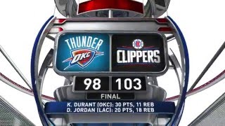 Oklahoma City Thunder vs Los Angeles Clippers - March 2, 2016