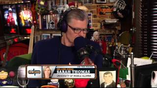 Sarah Thomas on the Dan Patrick Show (Full Interview) 4/9/15
