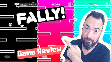 FALLY! - Buildbox Game Review 338 - Simple Falling Ball Tap to switch sides