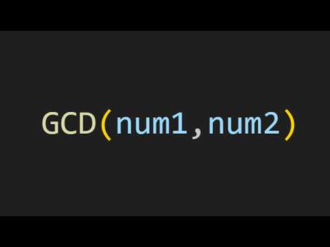 Finding the GCD in js