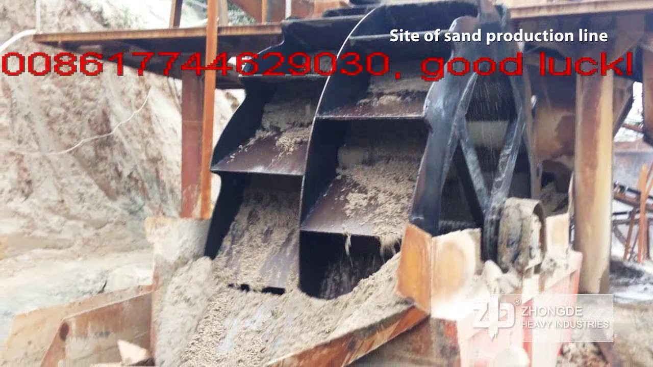 wheel sand washing machine/sand washing plant/sand washing machine