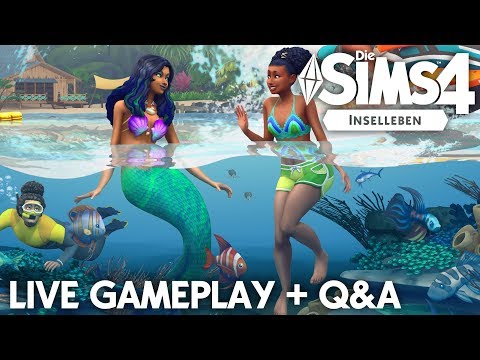 LIVE Gameplay | Die Sims 4 Inselleben Erweiterungspack mit CAS (Sims erstellen) und LIVE Q&A