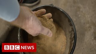 How the world's first sand battery stores green power  BBC News
