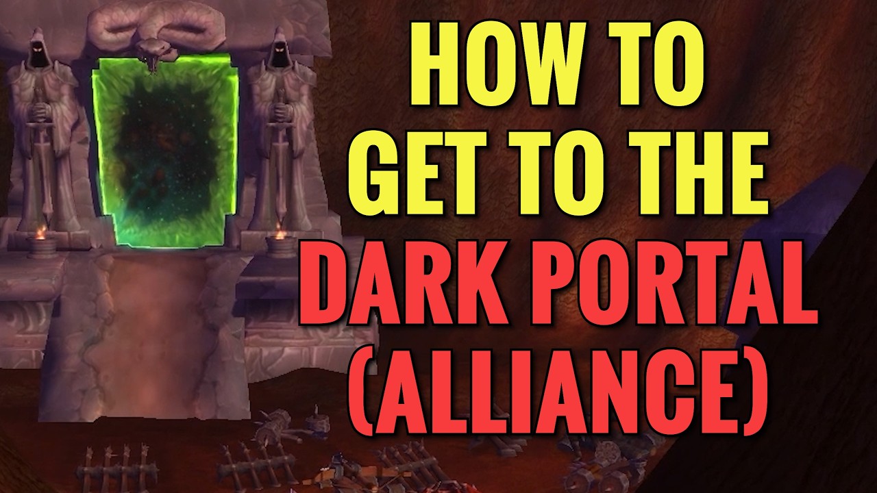 How To Get To The Dark Portal (Alliance) (WoW TBC)