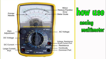 how to use analog multimeter in urdu hindi !!use volt meter in hindi 2023