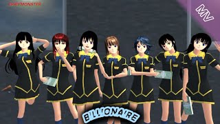 MV BILLIONAIRE || BABYMONSTER || sakura school simulator