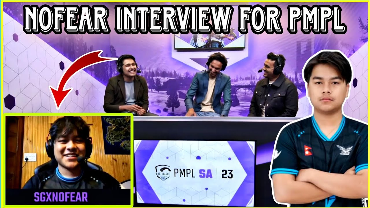 SG NoFear Interview for PMPL South Asia Finals | Clash with kvn