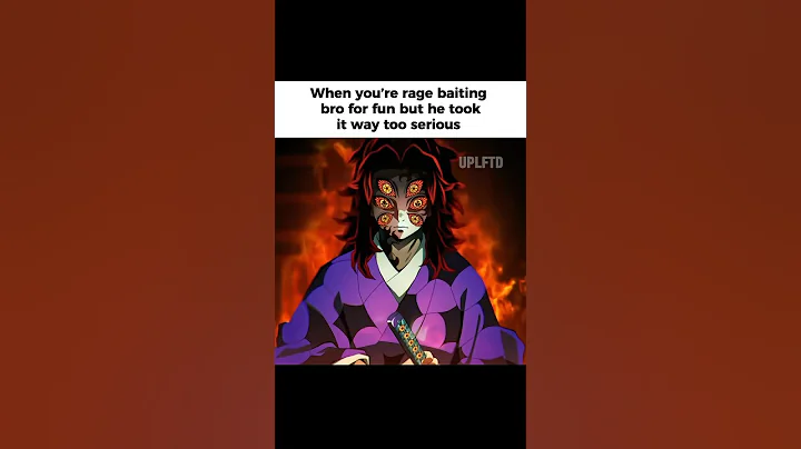 POV: When you’re rage baiting bro for fun but he took it seriously #anime #relatable #fypシ゚viral