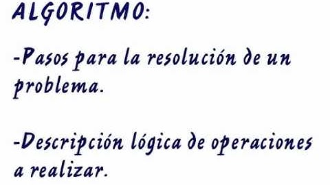 algoritmo cualitativo