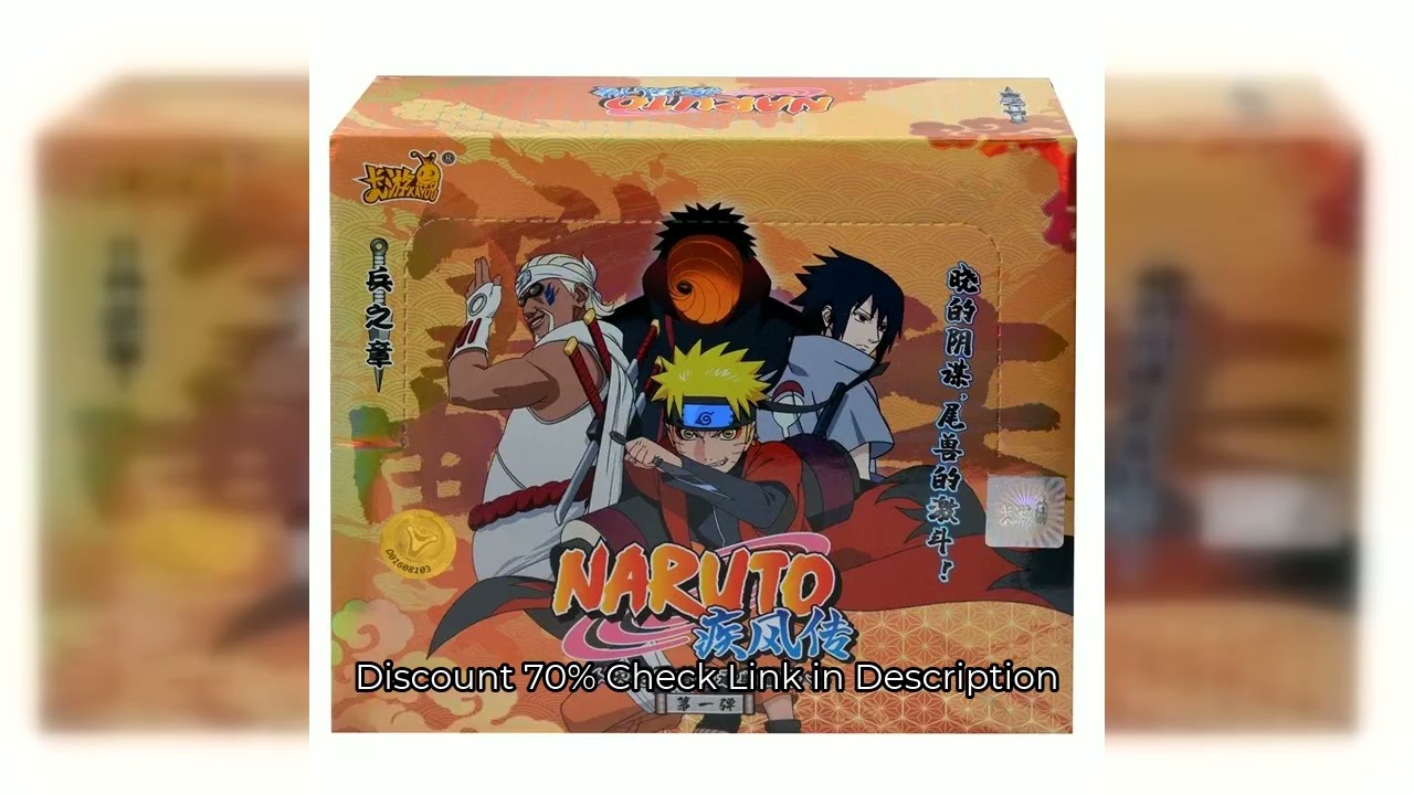 KAYOU Box Anime Naruto Game Rare Collection Card Ninja World Characters Cards Kids Toy For Children