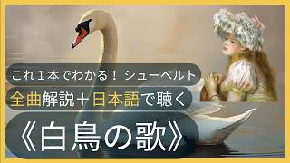 これ1本でわかる❤️シューベルト《白鳥の歌》幻の序曲+全14曲 解説付