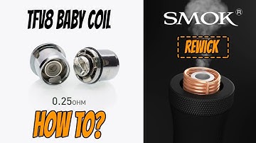 💡 HOW TO REWICK or REBUILD SMOK TFV8 Baby Coils