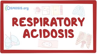Respiratory acidosis  causes, symptoms, diagnosis, treatment, pathology