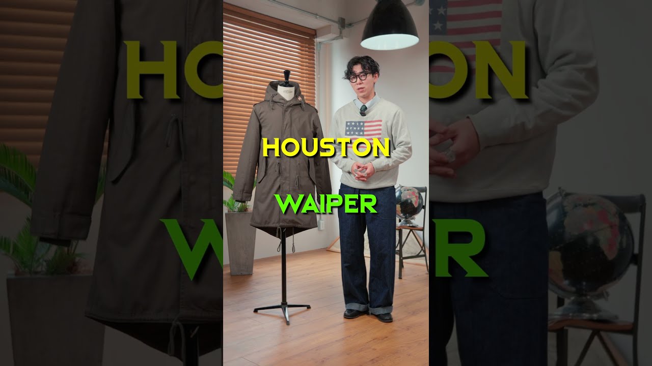 WAIPER × HOUSTON M-51フィッシュテールパーカー すっきりと着られる