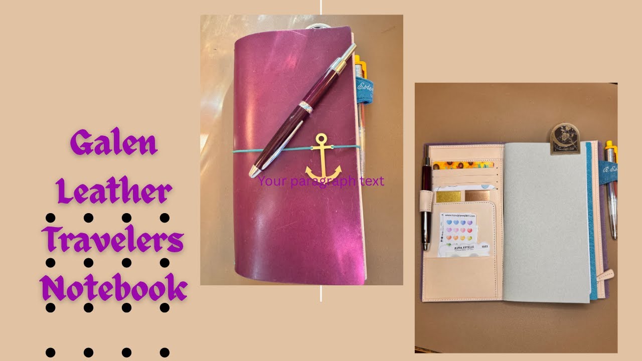 Galen Leather Travelers Notebook