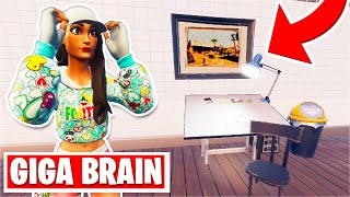 I went full GIGA BRAIN in this Fortnite Escape Room...