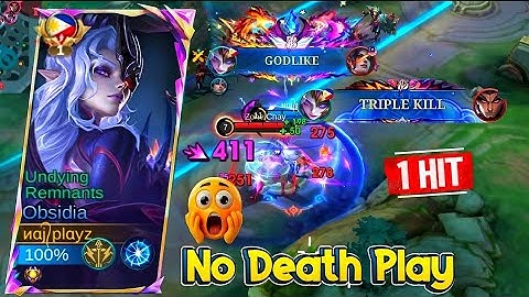 100% IMMORTAL!😱 OBSIDIA BEST 1 HIT BUILD 2025!! -  FOR TOP GLOBAL OBSIDIA -  MLBB