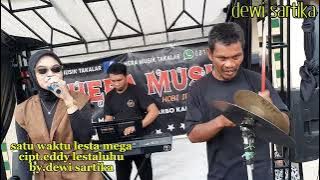 🔥 SATU WAKTU LESTA MEGA CIPt.EDDY LESTALUHU/MUSIK ELECTONE || COVER BY.DEWI #caheramusiktakalar