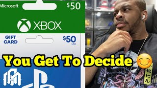 $50 Playstation or XBox Gift Card Giveway?