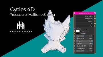 Cycles4D Halftone Shader
