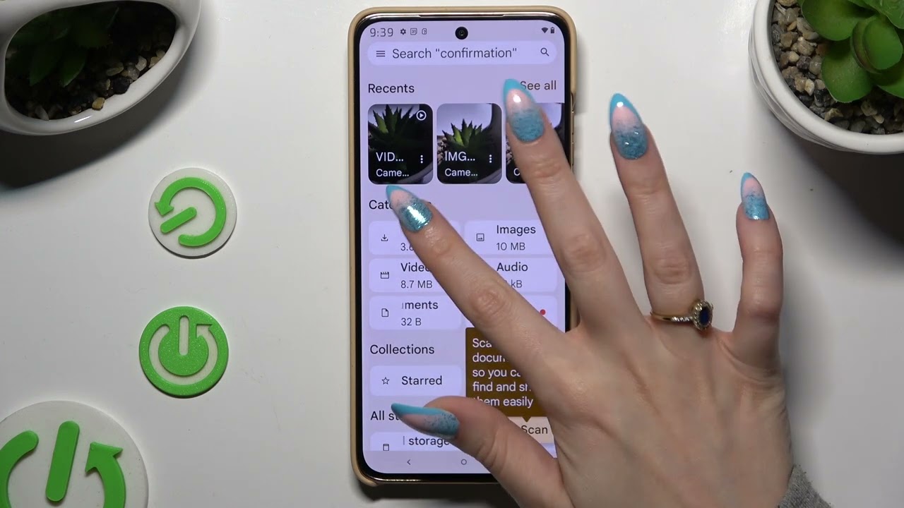 How to Find Downloaded Files on MOTOROLA Moto S50 – Files App