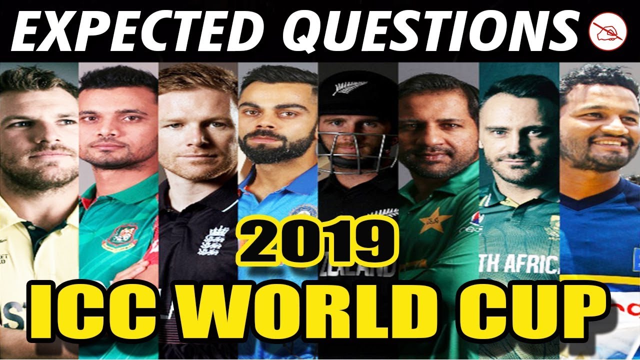 ICC Cricket World Cup 2019 | Expected Questions | General Awareness | For All Exams | 4:00 pm