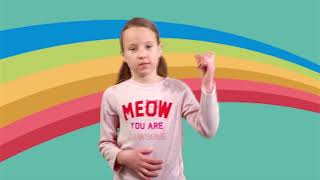 Dog in Sign Language, ASL Dictionary for kids