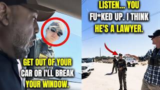 first amendment audit Border Cops Ego Destroyed By Driver Who Knows The Law Inside Out