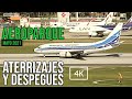 Despegues y aterrizajes Aeroparque - 4K - Mayo 2021 - Buenos Aires