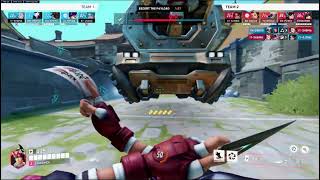 overwatch - kiriko backcapping at 6:25 and gameplay video on attack eichenwalde