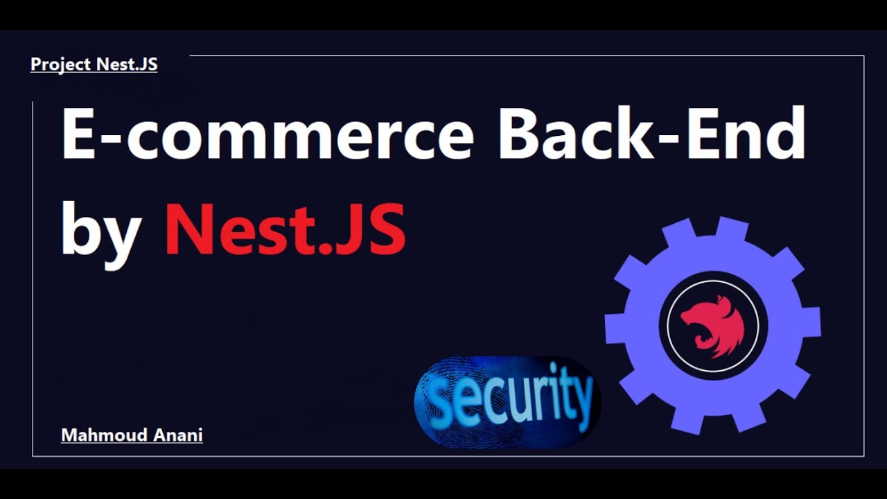 #77 Security || Ecommerce Back-End Project by Nest.JS - YouTube
