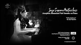 Jaya Suprana Masterclass with Josephine Amandani Putri Sunarko on Piano Live Stream