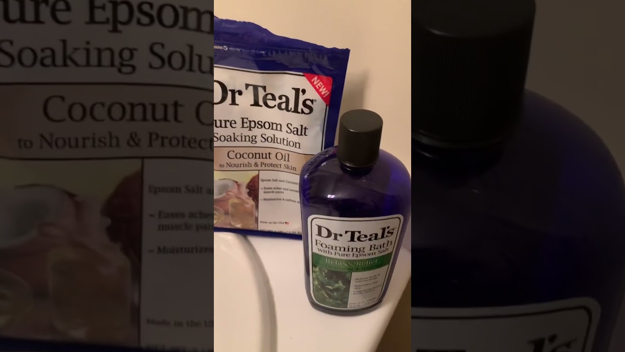 Dr. Teals bubble bath and salt-Relaxing and Healing